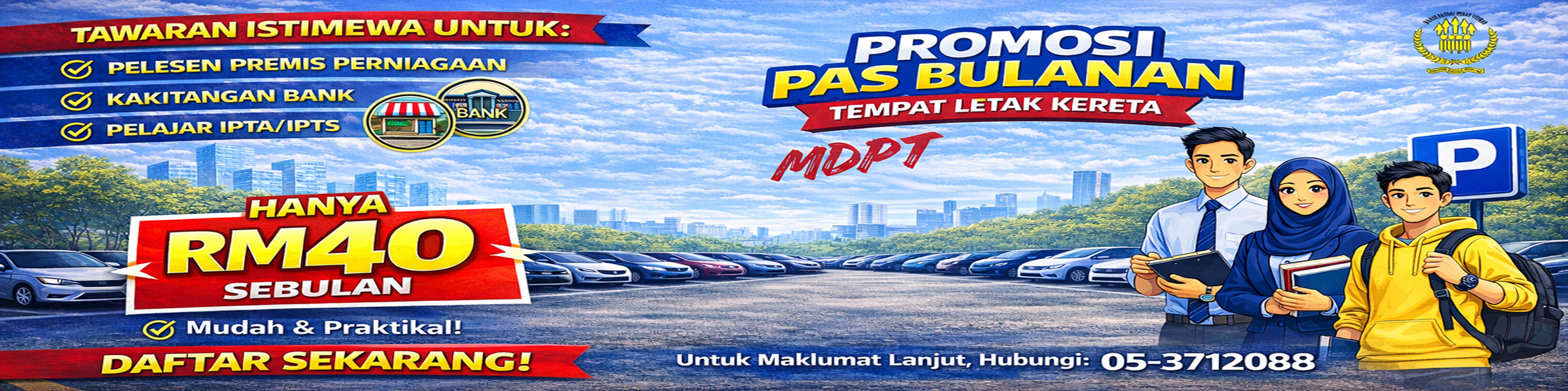 promosi pas bulanan pelesen bank ipta